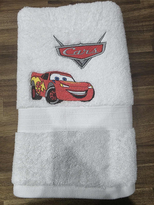 Lightning Steve McQueen & Mater Towel Set
