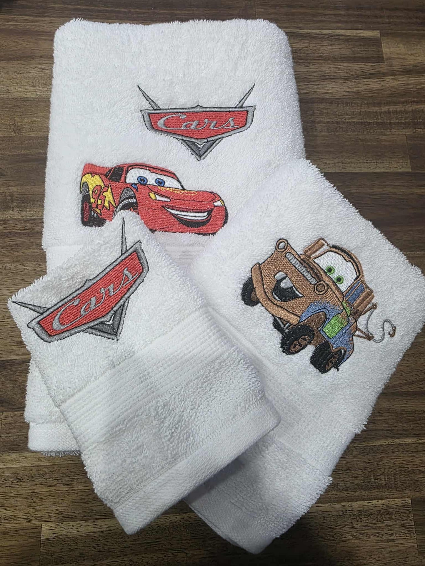 Lightning Steve McQueen & Mater Towel Set