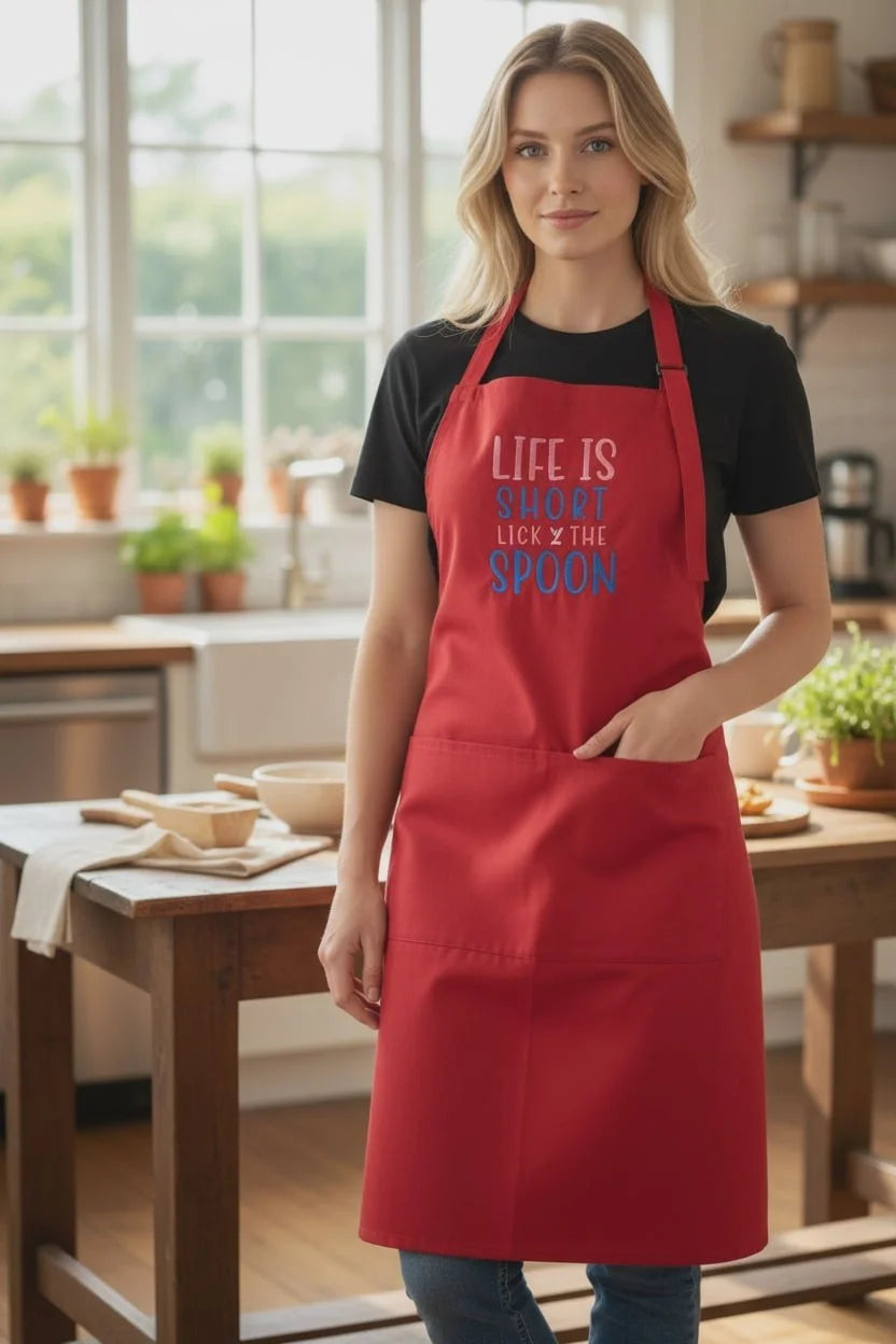 Embroidered Apron