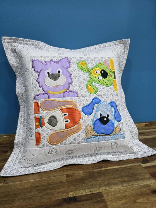 “Pawfect Pals” Handmade Cushion Cover