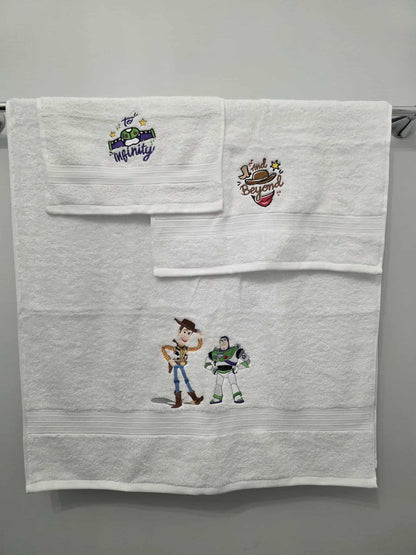 Toy Story Buzz & Woody Towel Set