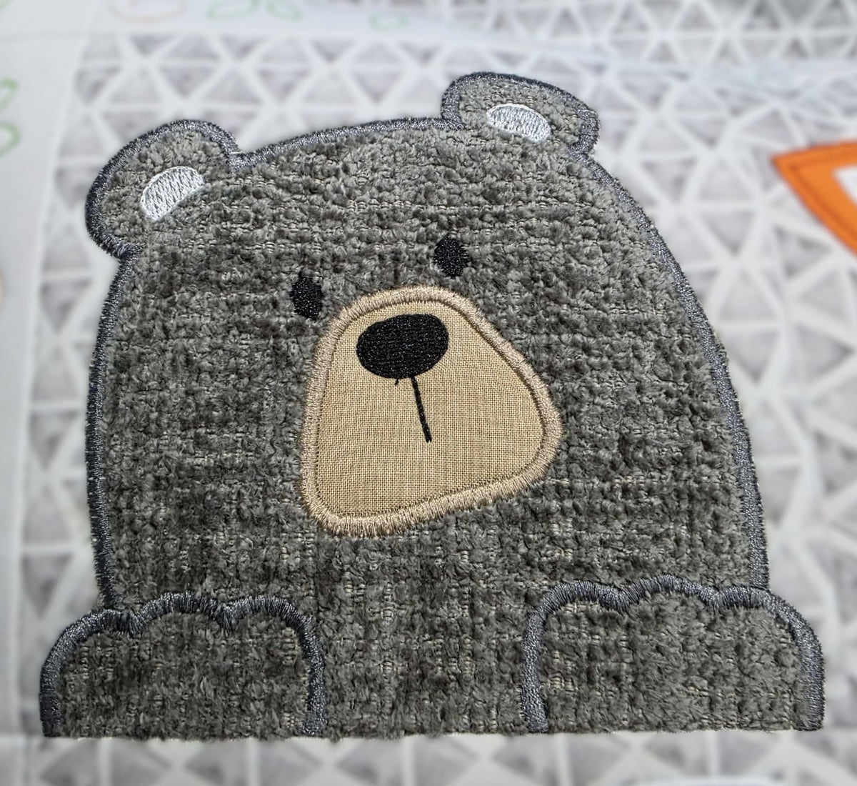 “Woodland Patchy Pup” Handmade Cushion Cover
