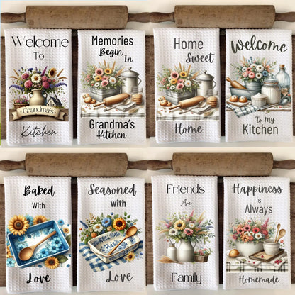 Country Cottage Tea Towels